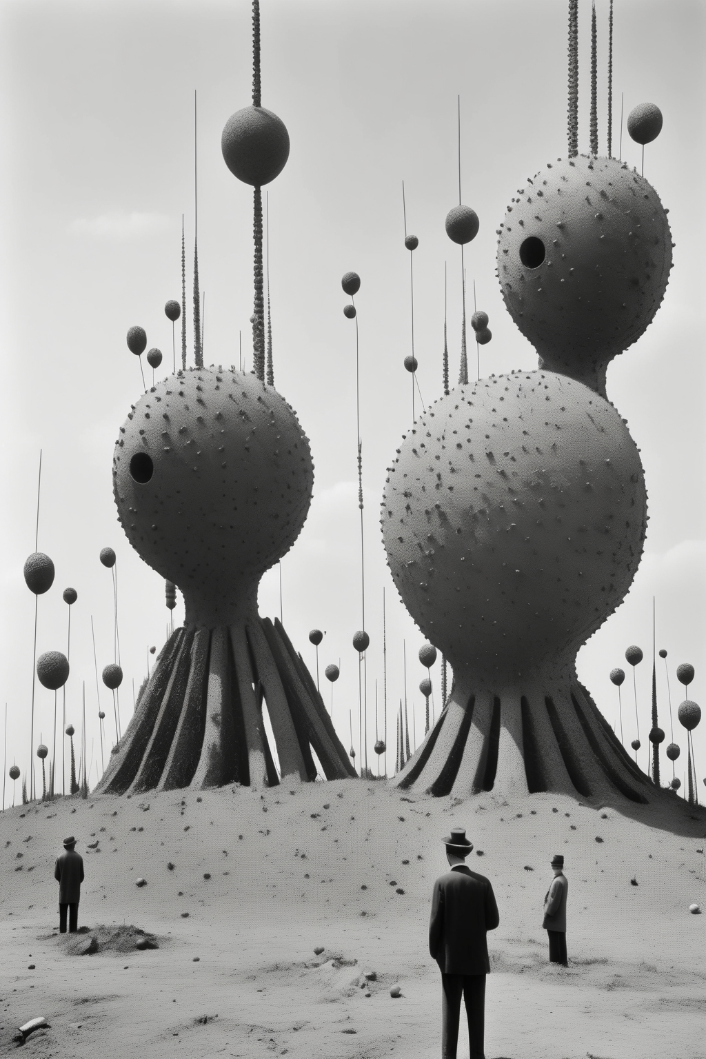 00581-2285544690-_lora_Gilbert Garcin Style_1_Gilbert Garcin Style - art of Max Ernst brain antenna array kites concrete sculptures and thousands.png